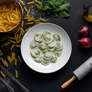 רביולי תרד וריקוטה